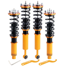 Compatible for Honda Accord 1999 - 2003 compatible for Acura TL 2001 - 2003 compatible for Acura CL Adjustable Damper Coilovers Kit 1998 - 2002