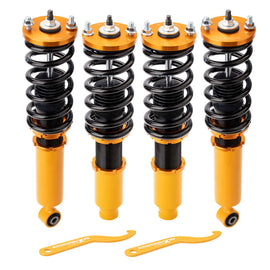 Compatible for Honda CRV 96-01 CR-V Pillow Ball Mount Height Adjustable Coilover Suspension
