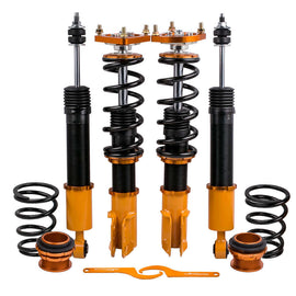 Compatible for Ford Mustang 4th 94-04 Adjustable Height + Mounts QZTU Tuning Coilovers Kits