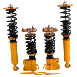 Compatible for Nissan Silva S14 200SX 240SX 1994 - 1998 Adjustable Height Camber Suspension Kit Coilovers