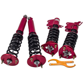 Compatible for Nissan S14 Silvia 200SX 240SX Coilover 94-98 Red Full Adjustable Coilovers