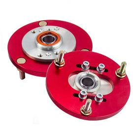 Compatible for BMW E36 1 pair 2pcs Coilover Camber Top Mounts Front Camber Plate