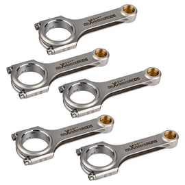 Compatible for Volvo S60 S60R 2.5L 143mm H-Beam Connecting Rods High Performance Conrods