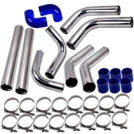 2.5'' Universal 8PCS Turbocharger Front Intercooler Pipe Silicone Hose T-Clamp