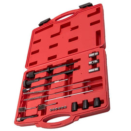 Injector Seats shaft cleaning Tool set injector cutter cleaner Puller Brushes