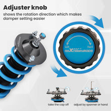 Laad de afbeelding in de galerijviewer, Compatible for Mazda MX-5 1989-2005 Double Adjustable Maxpeedingrods Spring Shock Absorber Coilover lowering kit