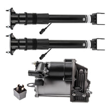 Laad de afbeelding in de galerijviewer, Paar Hinten Stoßdämpfer + 1 Kompressor compatible for Mercedes M ML GL Klasse W164 X164