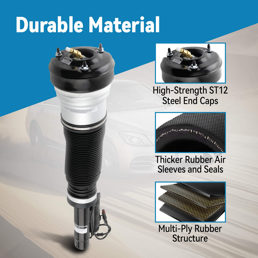 2 Front Air Suspension Shock Strut compatible for Mercedes Benz S Class W220 S430 S500 S600