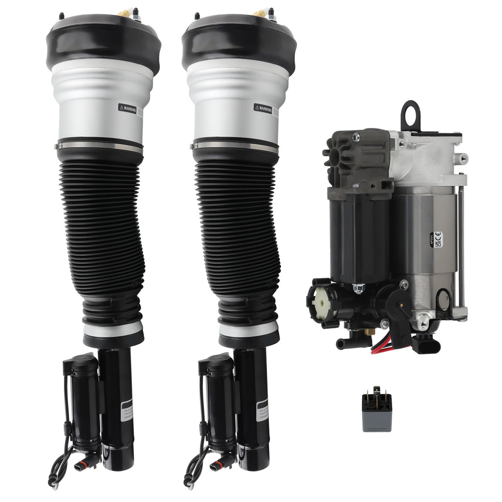 2 x Luftfederung compatible for Mercedes-Benz S Klass S 280 1998-2005 Federbein Vorne Link