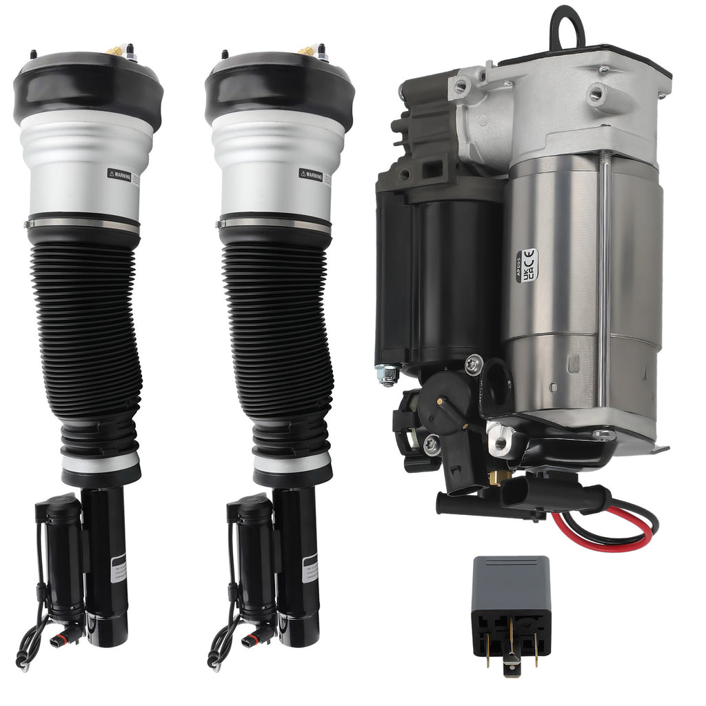 Voor Pair Air Ophanging Strut +Air Pump geschikt voor Mercedes S Class W220 1998-2005