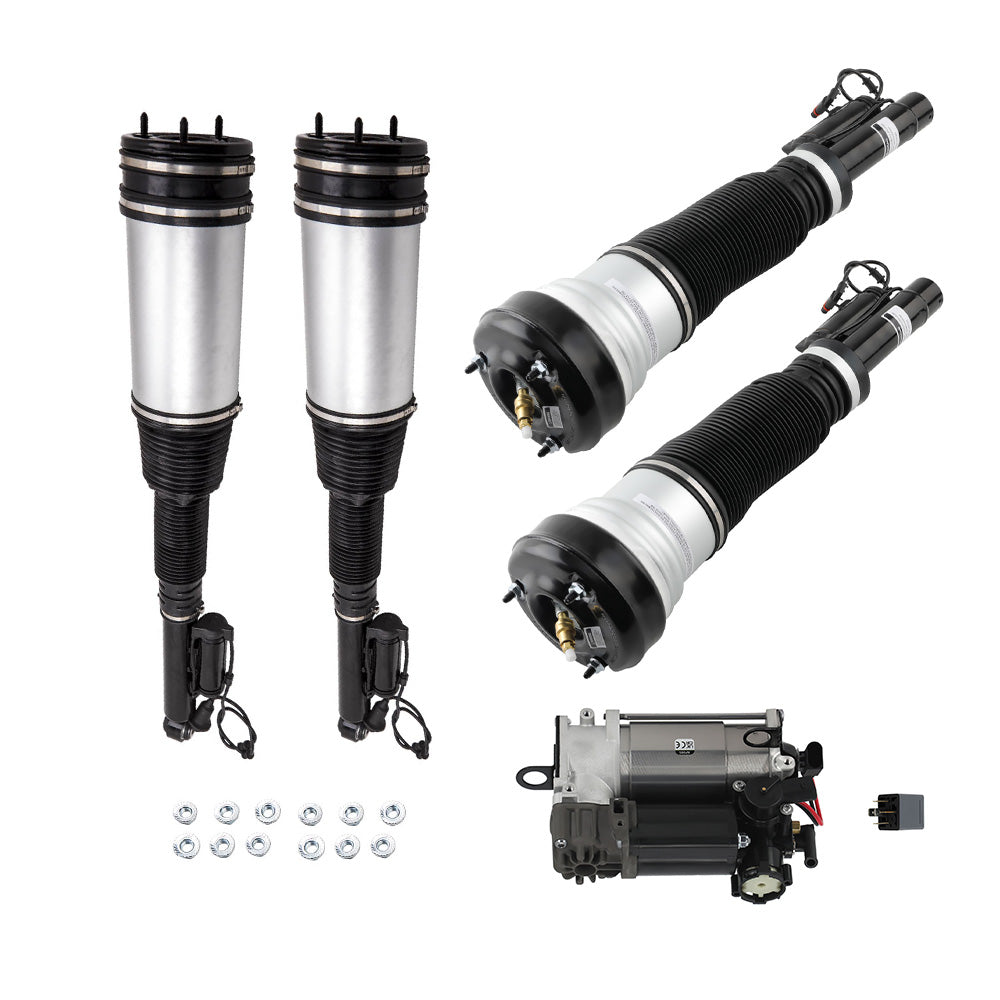 Air Ride Ophanging Kits geschikt voor Mercedes S Class W220 Font Achter w/ air Compressor