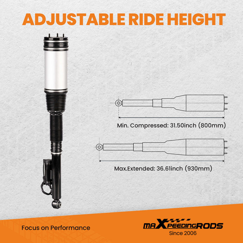 Rear Air Suspension Strut compatible for Mercedes Benz S-Class W220 S600 Airmatic 2001-2006