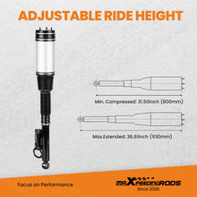 Laad de afbeelding in de galerijviewer, Rear Air Suspension Strut compatible for Mercedes Benz S-Class W220 S600 Airmatic 2001-2006