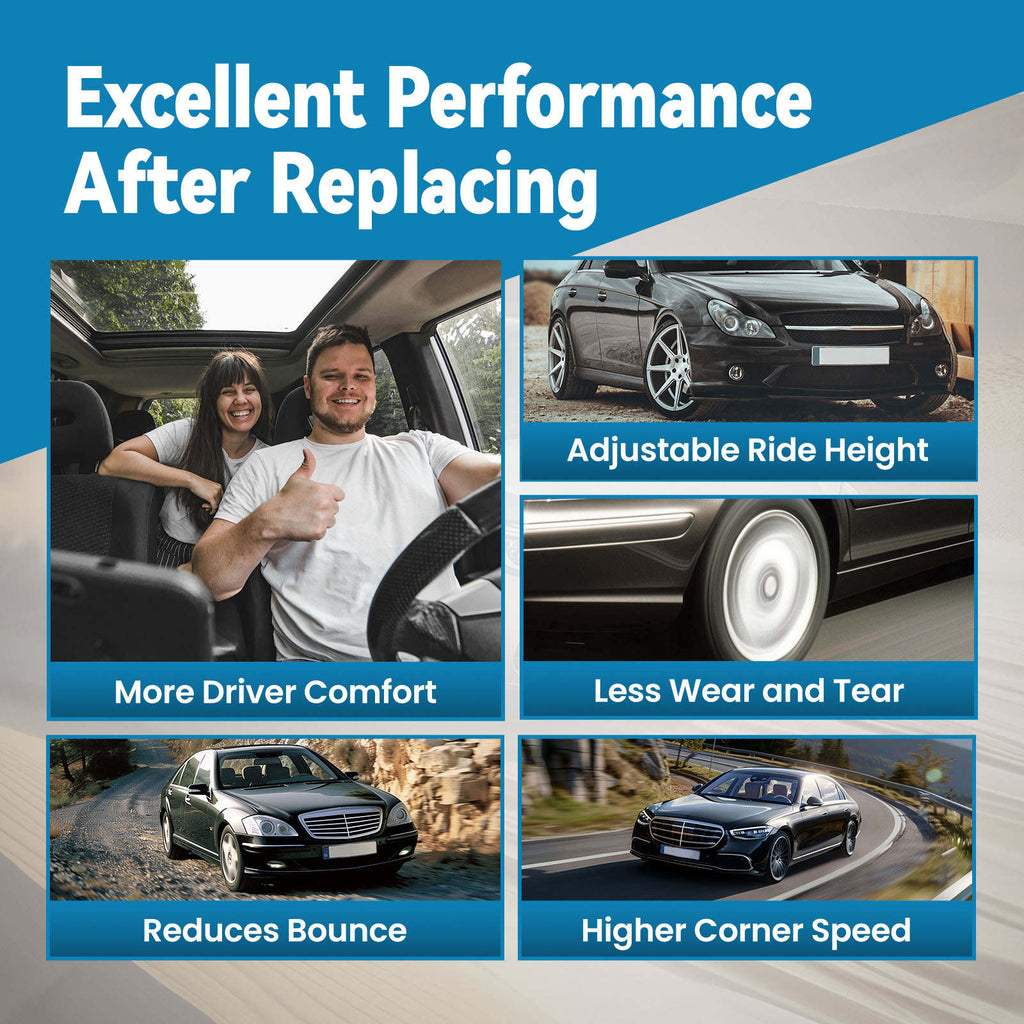 Front Air Strut Assembly Pair compatible for Mercedes S400 S350 2007-2013 S550 S600 5.5L