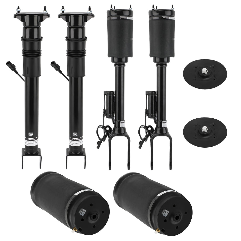 6x Luftfederbein Stoßdämpfer compatible for Mercedes-Benz GL-Klasse M-Klasse X164 W164