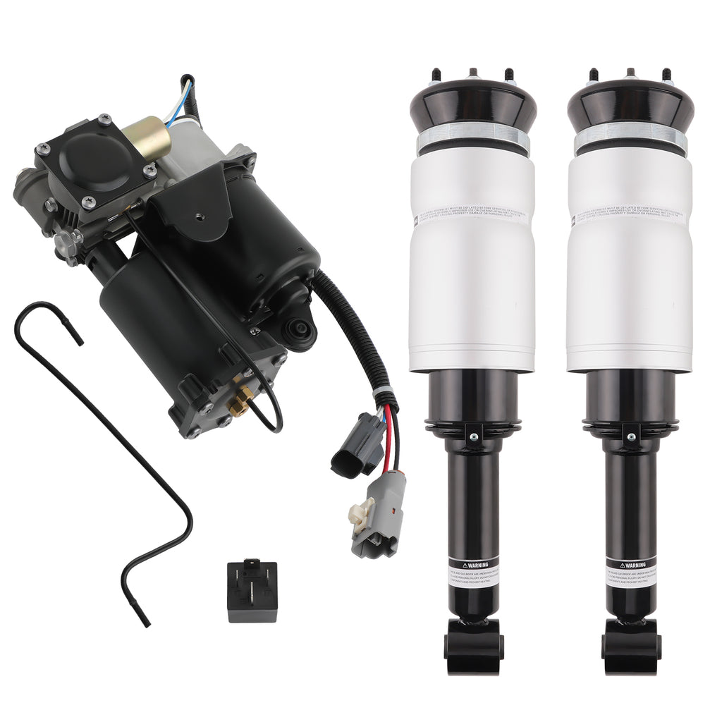 2X Avant Amortisseur + 1x Compresseur compatible for Land Rover Discovery 3 4 RNB501250