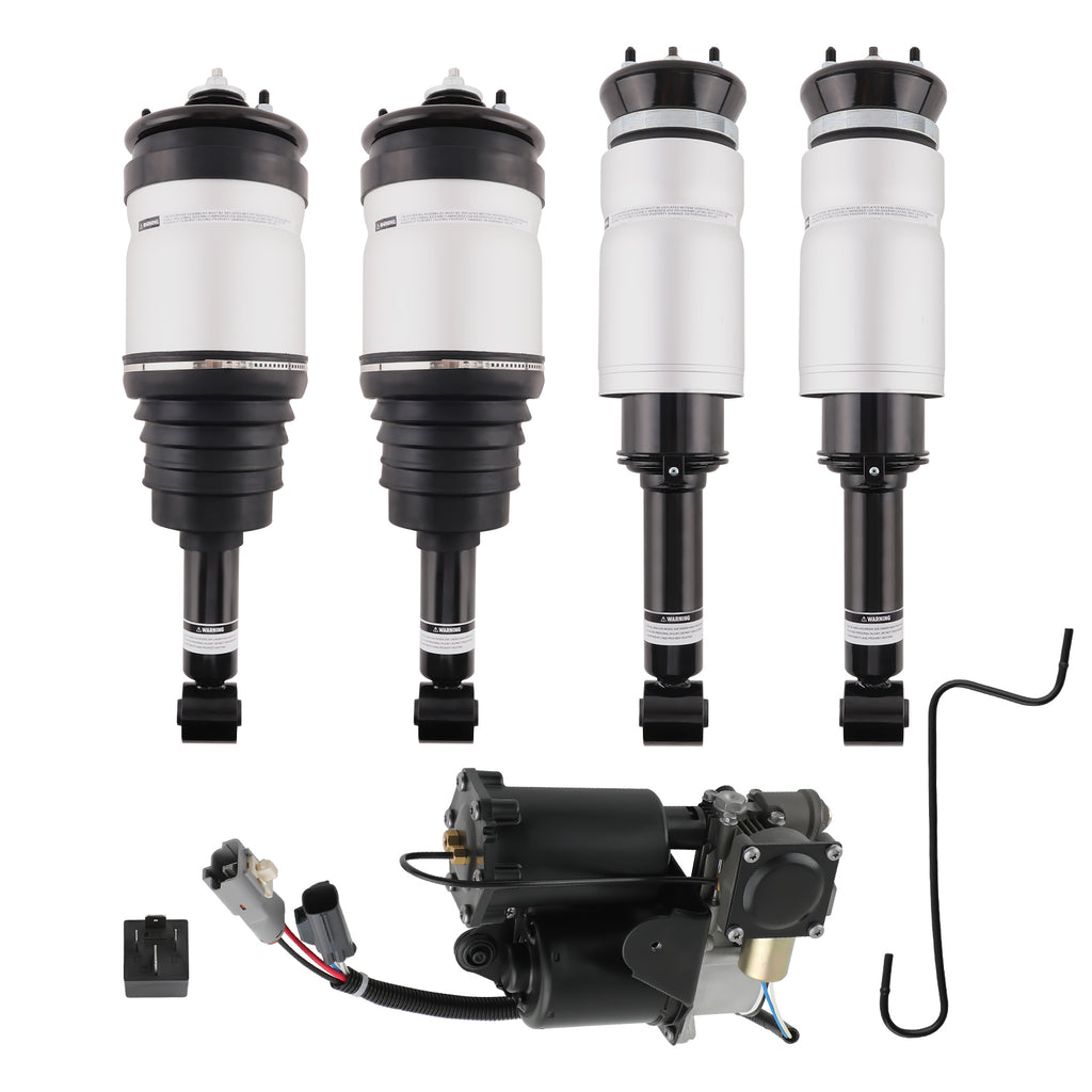 4x Federbein Luftfederung + Kompressor compatible for LAND ROVER Discovery 3 4 Federung