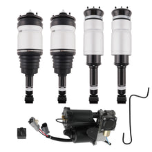 Laad de afbeelding in de galerijviewer, 4x Federbein Luftfederung + Kompressor compatible for LAND ROVER Discovery 3 4 Federung