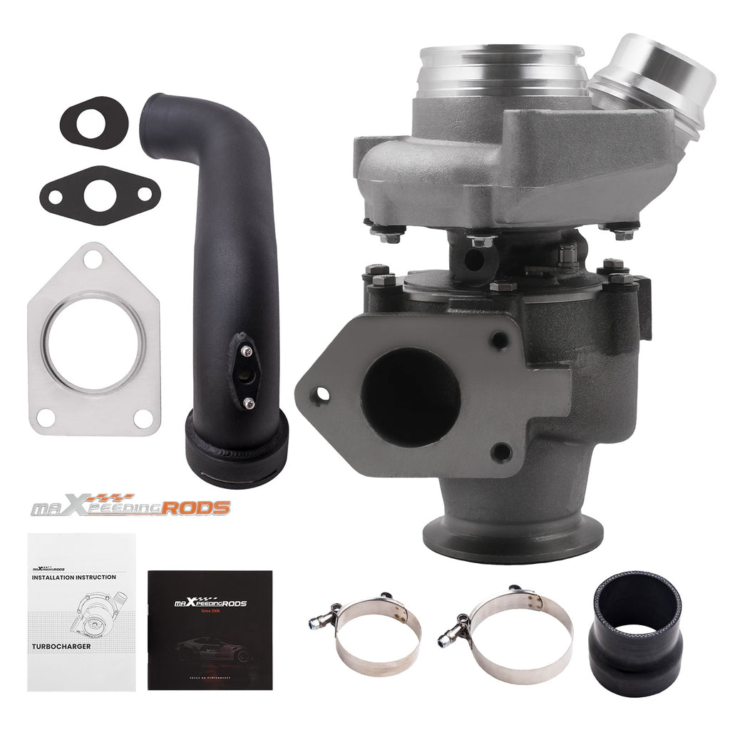 Turbo geschikt voor BMW 120D 320D 520DX3 2.0 177HP TF035 49135-05870 w/ Intercooler Pipe