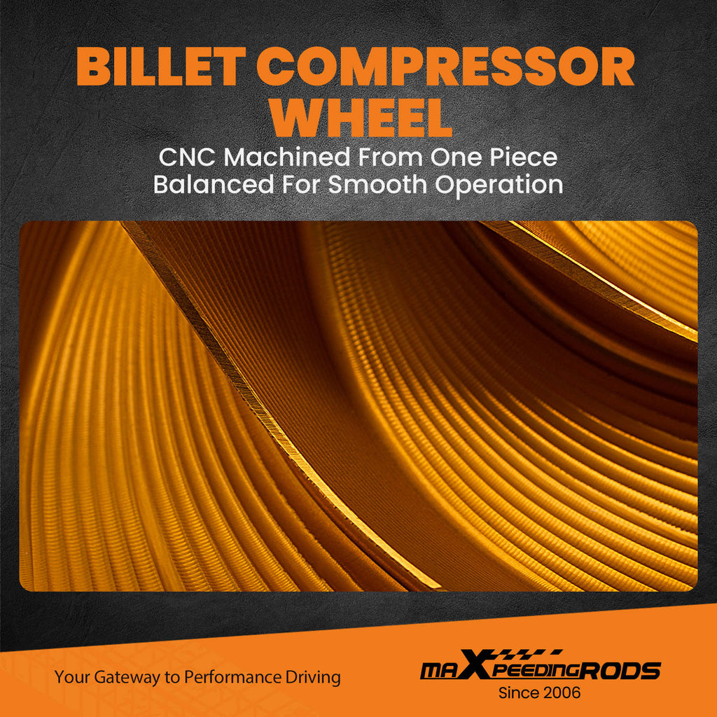 Billet Compressor Wheel Street Performance Turbocharger compatible for Subaru Forester Impreza 2.0L 58T DOHC Turbochaged