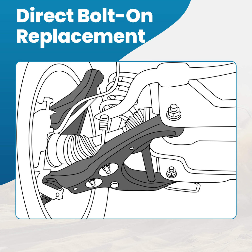 2pcs Rear Lower Control Arms LeftRight compatible for Lincoln LS 2000 2001 2002 2003