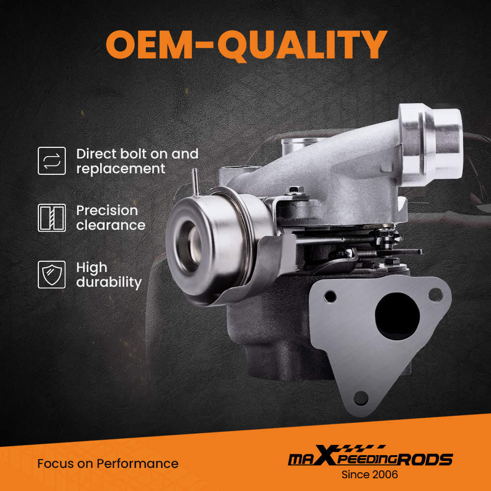 Turbo compatible for Charger Compatible for Nissan Qashqai/Tiida 1.5L dCi 103HP/76KW Engine K9K Euro-42007-2010