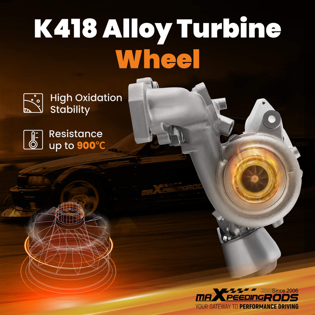 Turbo Turbocharger compatible for VW Passat compatible for Golf Audi Q3 2.0L CFFB CFJA Diesel 54409880036