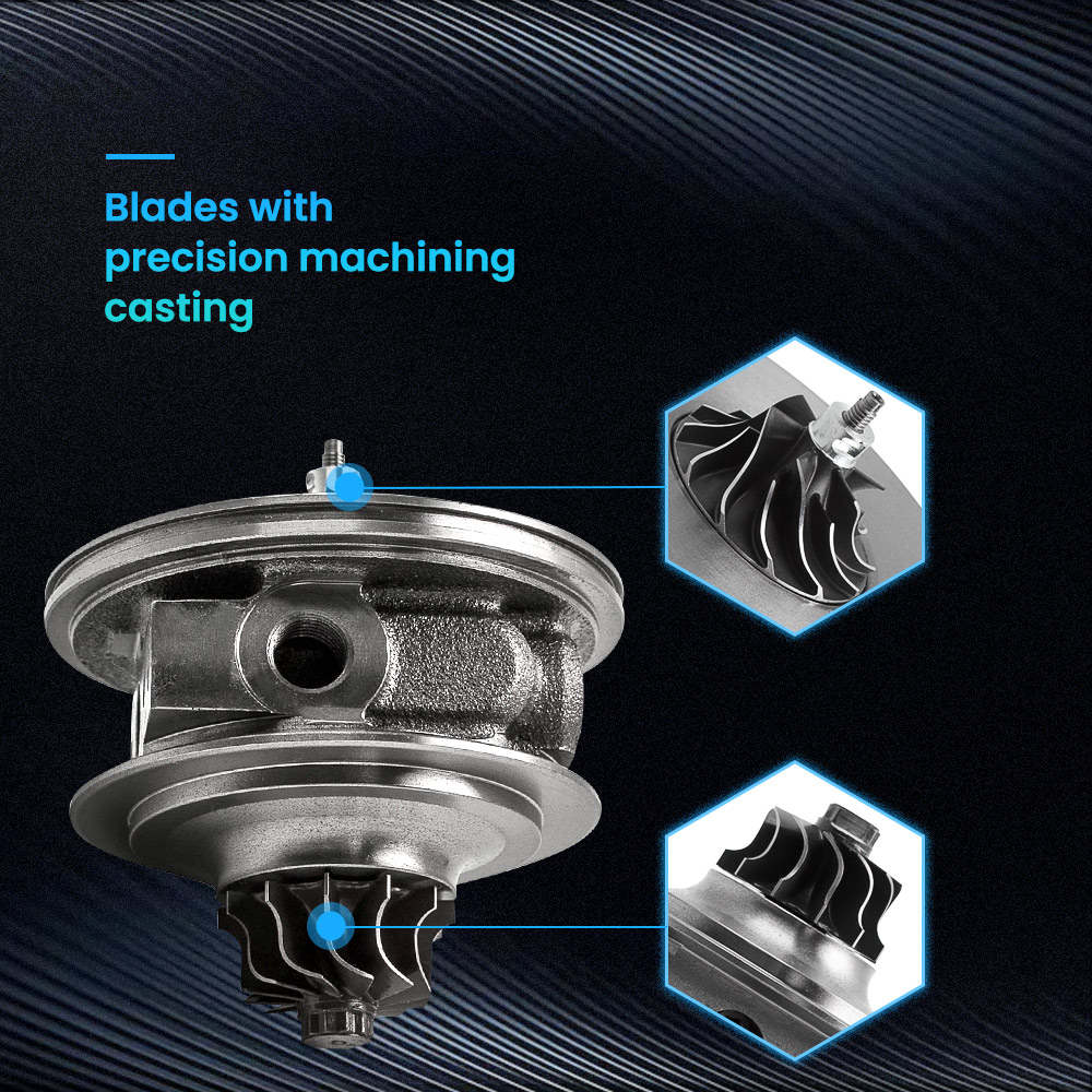 Turbocharger compatible for Mercedes compatible for Smart Fortwo Roadster 61HP Turbo cartridge CHRA for GT1238