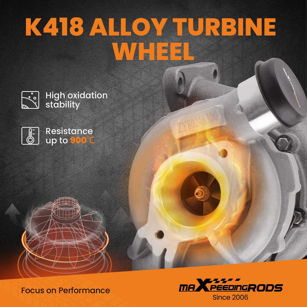 Compatible for Ford Transit 2.4 TDCi 140 BHP 103 kW LR018396 + electronic 52610	Turbocharger