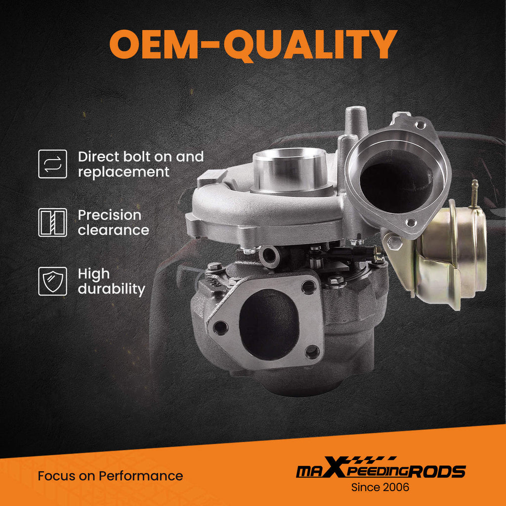 Compatible for BMW X5 3.0 d E53 for GT2260V M57 TU 160KW 214HP Turbo Turbocharger 753392-5018S