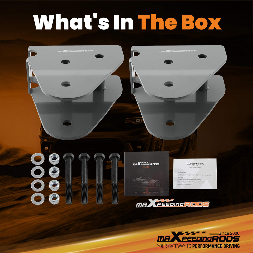 Radius Arm Drop Lift 2''-4'' Bracket Kit compatible for Ford F250 F350 Super Duty 4WD 05-16