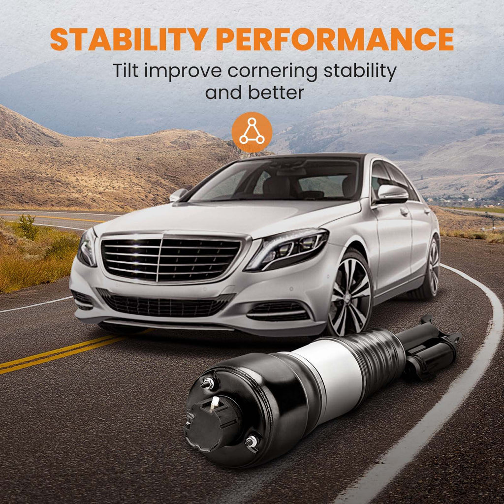 Front Left Airmatic Air Suspension Shock Strut compatible for Mercedes CLS Class W211 W219