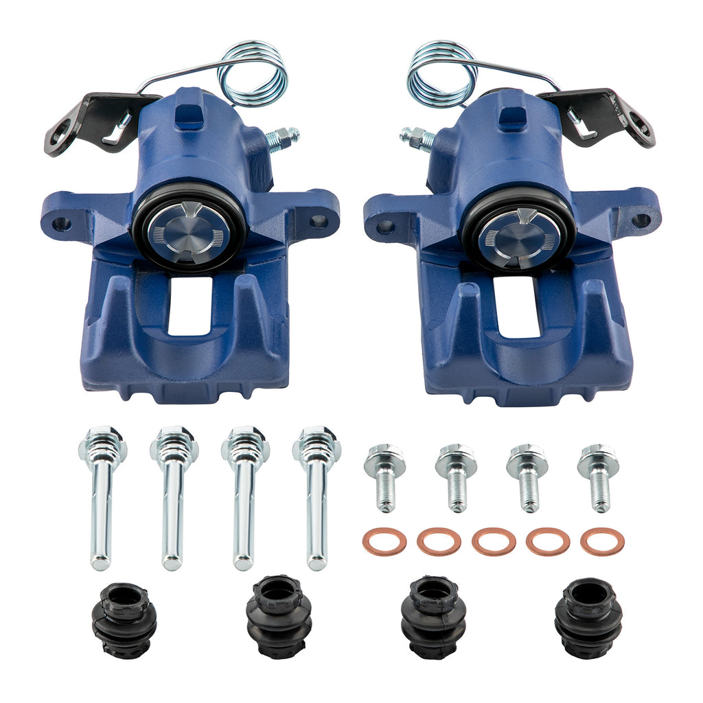 Pair of BRAKE CALIPER Achter Links + Rechts geschikt voor VW GOLF MK 4 1J Nieuwe C 1Y POLO Blue