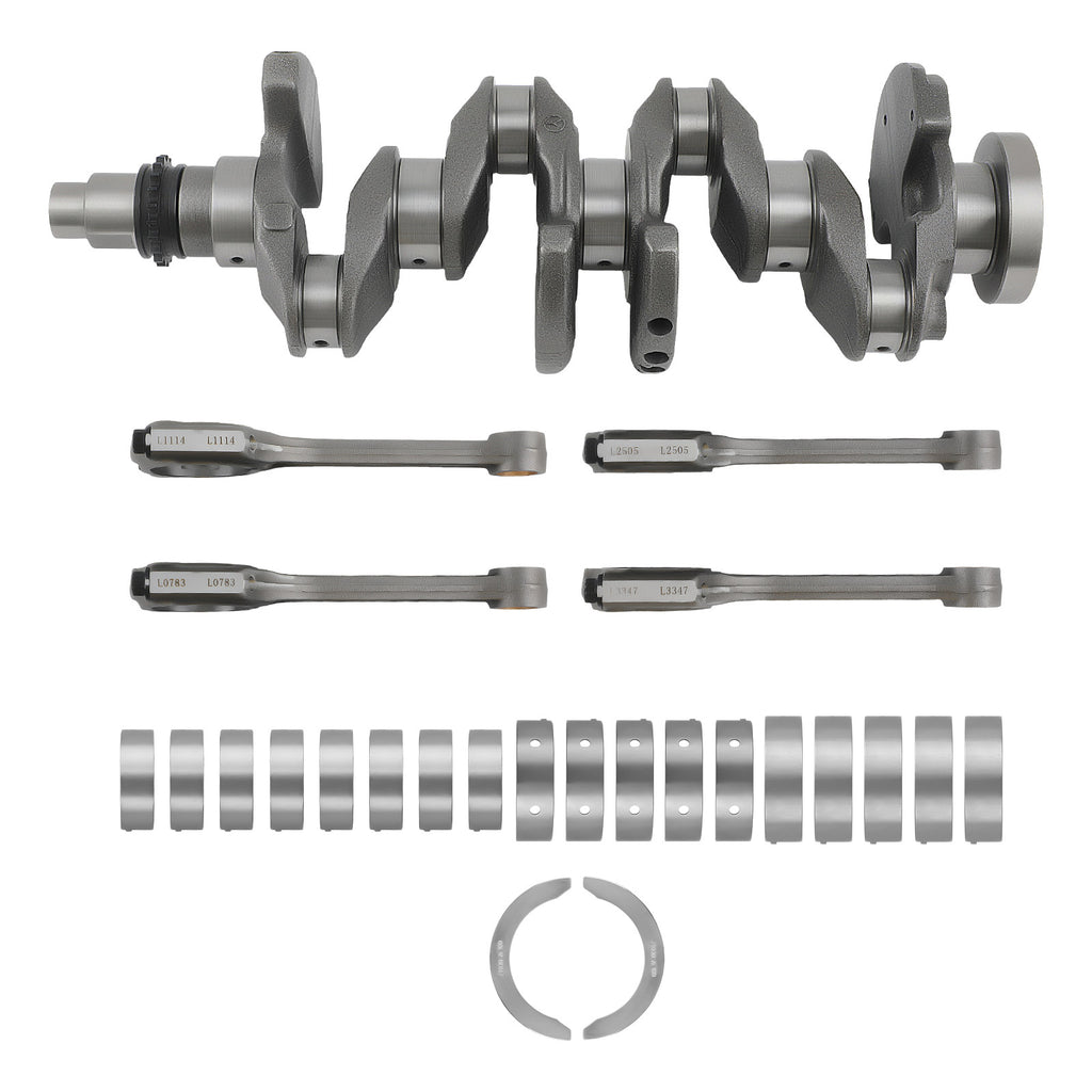 Engine Crankshaft Drijfstangen w/ Bearing Kit voor 12–19 geschikt voor Hyundai Sonata geschikt voor KIA Soul 2.0