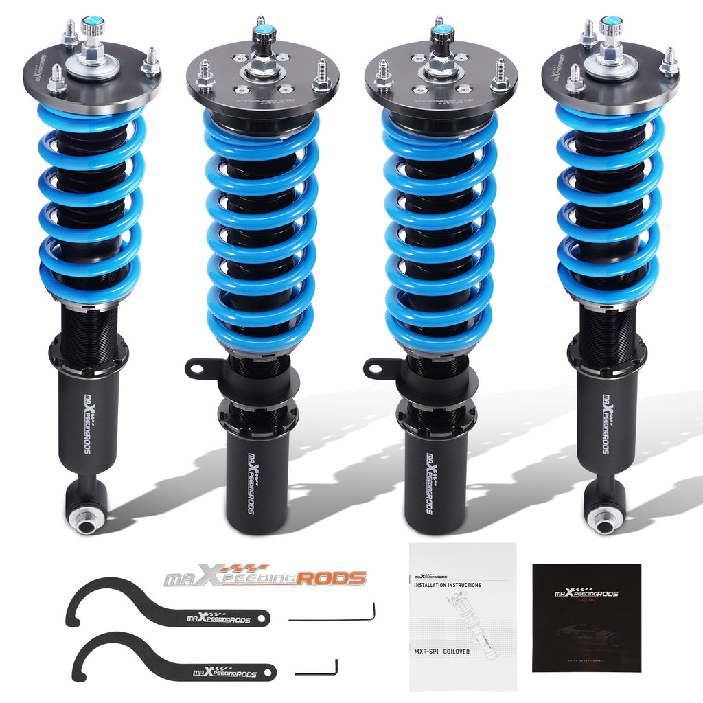 Gewindefahrwerk Stossdämpfer Einstellbar compatible for BMW 5er E60 525i 528i 2004-2010 Tieferlegung