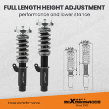 Laad de afbeelding in de galerijviewer, Compatible for BMW E46 3 Series 320i 323i 325 330 RWD Upgraded T7 Coilovers Shock Kit lowering kit