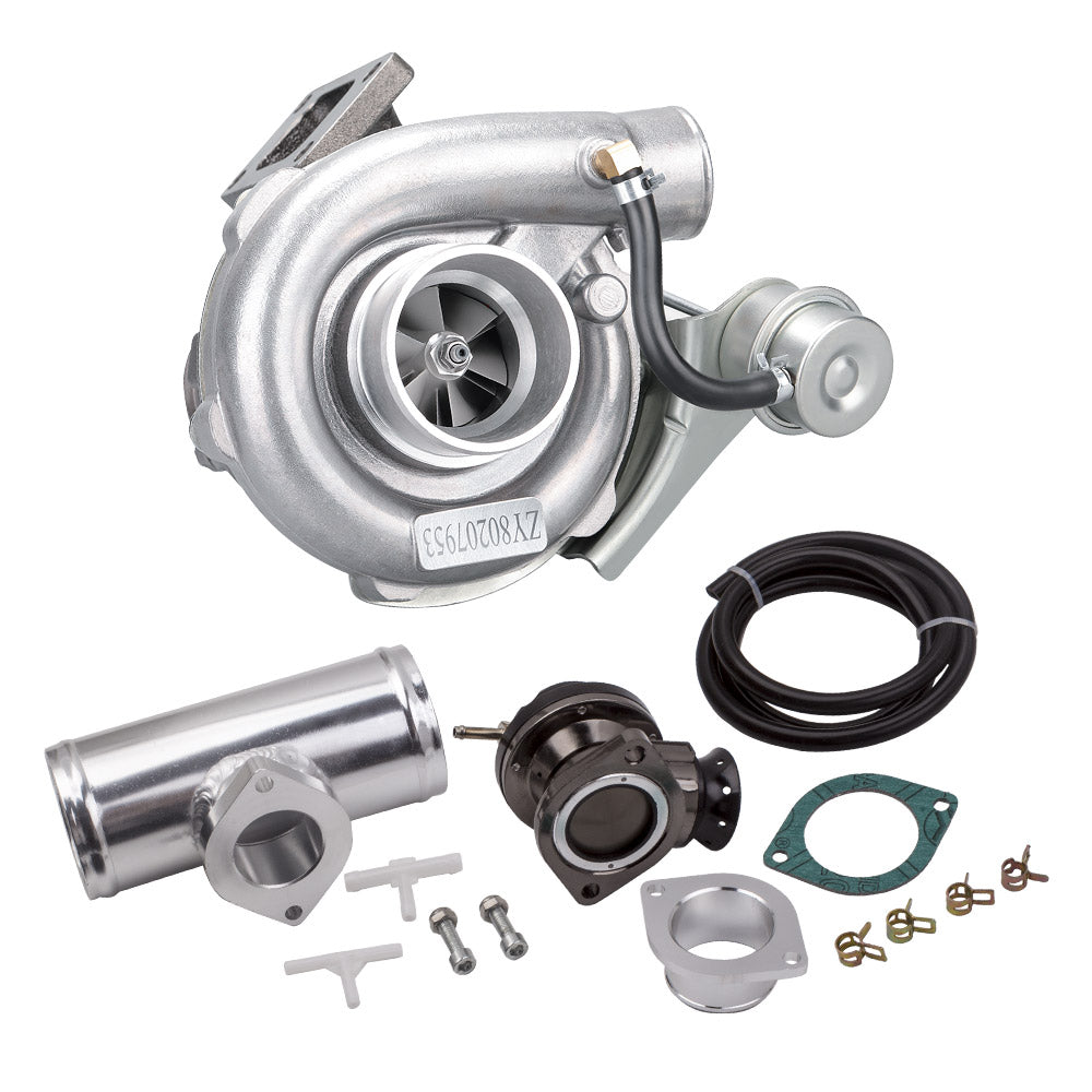T3 / t4 T04E Turbocharger de banda en V Turbo.63 A / r con válvula de descarga de descarga interna