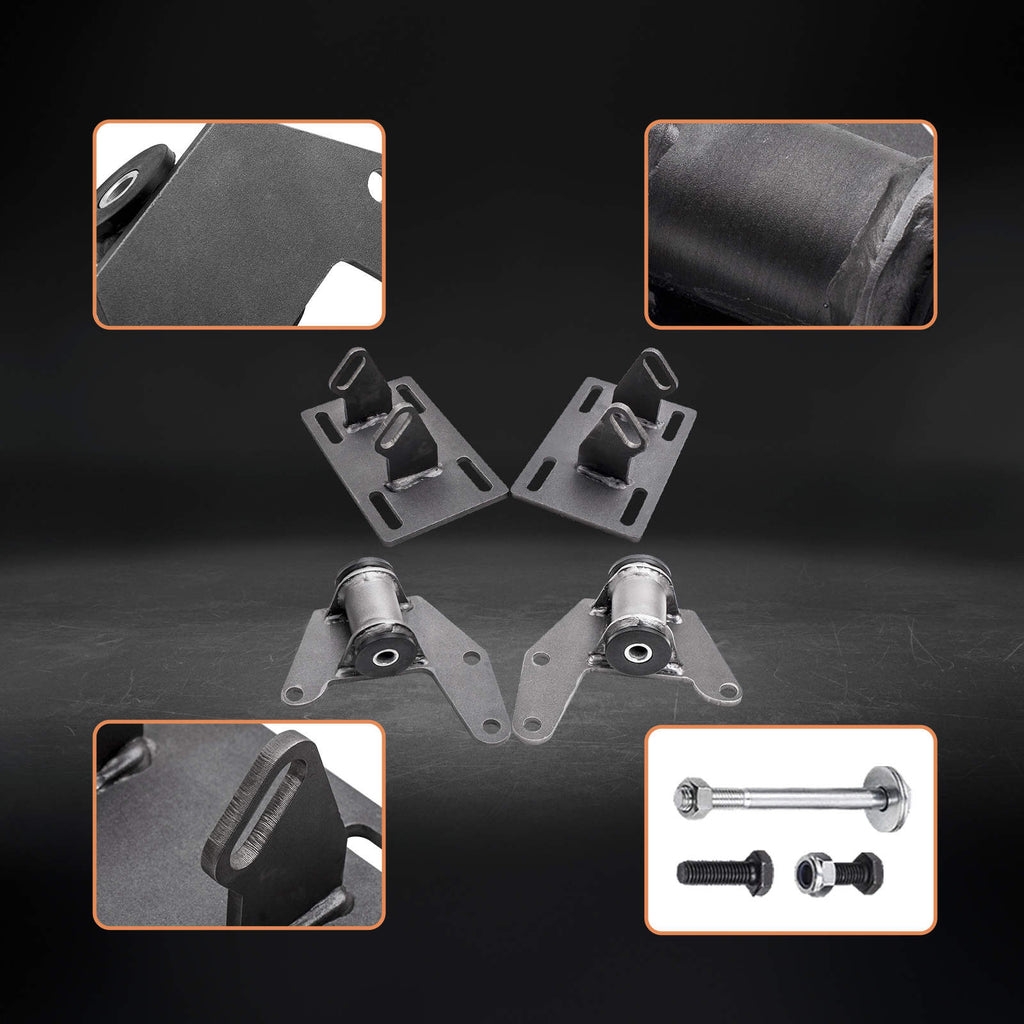 New Engine Mount Adapter Kit for 78-88 G-Body LS Swap compatible for Monte Carlo Compatible for Regal Cutlass