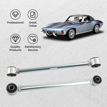Laad de afbeelding in de galerijviewer, Adjustable Pair Rear Strut Rods Kit with Rubber Bushings compatible for Corvette 1963-1979