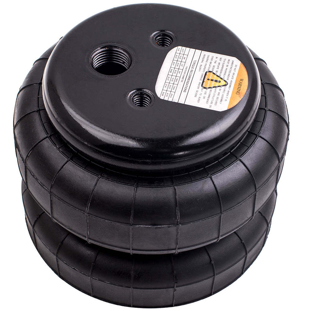 Air ride Lift D2500 Air Spring Bag 1/2npt Suspension Shock two Bellows
