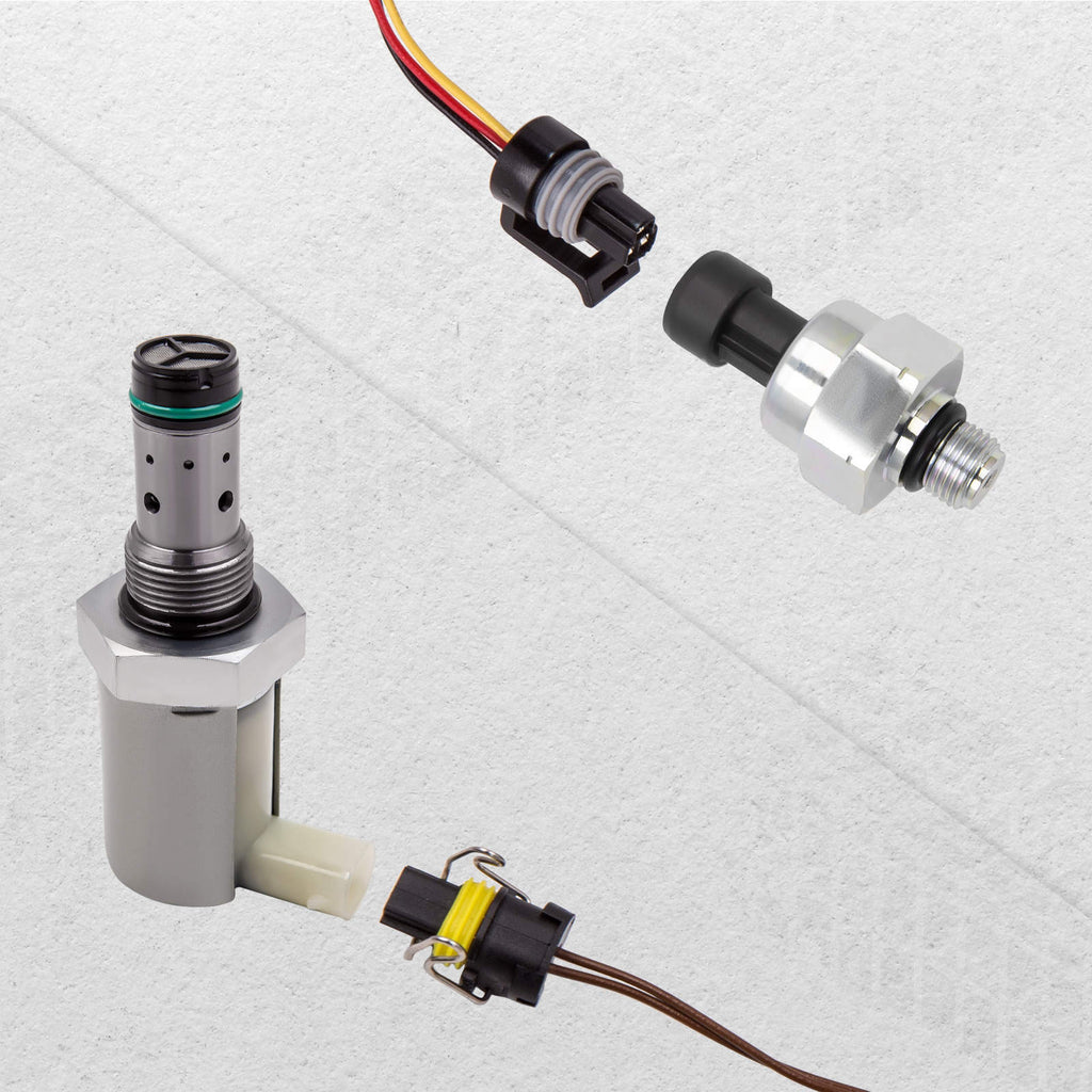 Compatible for Ford F350 450 6.0 2004 IPR and ICP Fuel Injection Pressure Regulator Sensor