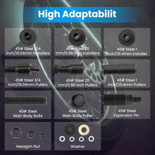 Laad de afbeelding in de galerijviewer, Wheel Bearing Remover Installer Puller Tool Kit For Davidson VT102 1inch