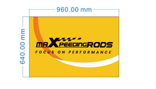Laad de afbeelding in de galerijviewer, maxpeedingrods yellow promotional flag