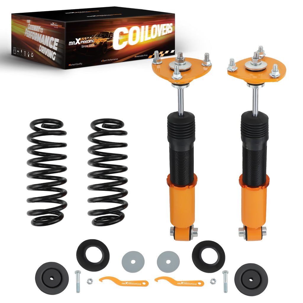 Achter Schroefsets Shocks en Springs geschikt voor BMW X5 E53 2000-2006 Adj. Height Struts Lowering Kit