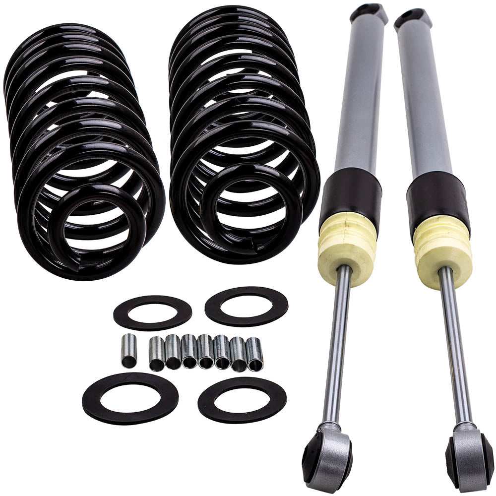 geschikt voor HUMMER H2 2003-09 Achter Ophanging Air Bag/Coil Spring Conversion Shocks Lowering Kit