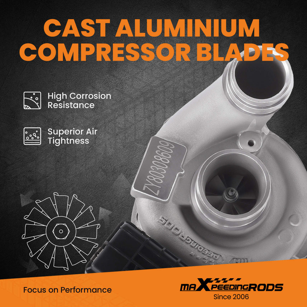 Turbocharger compatible for Dodge Sprinter 3.0L CDI OM642 68019589AA GTA2056GVK Turbo