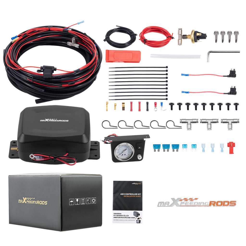 Air Shock Controller Spring Kit geschikt voor GMC Sierra 100 PSI w/ Low Pressure Sensor