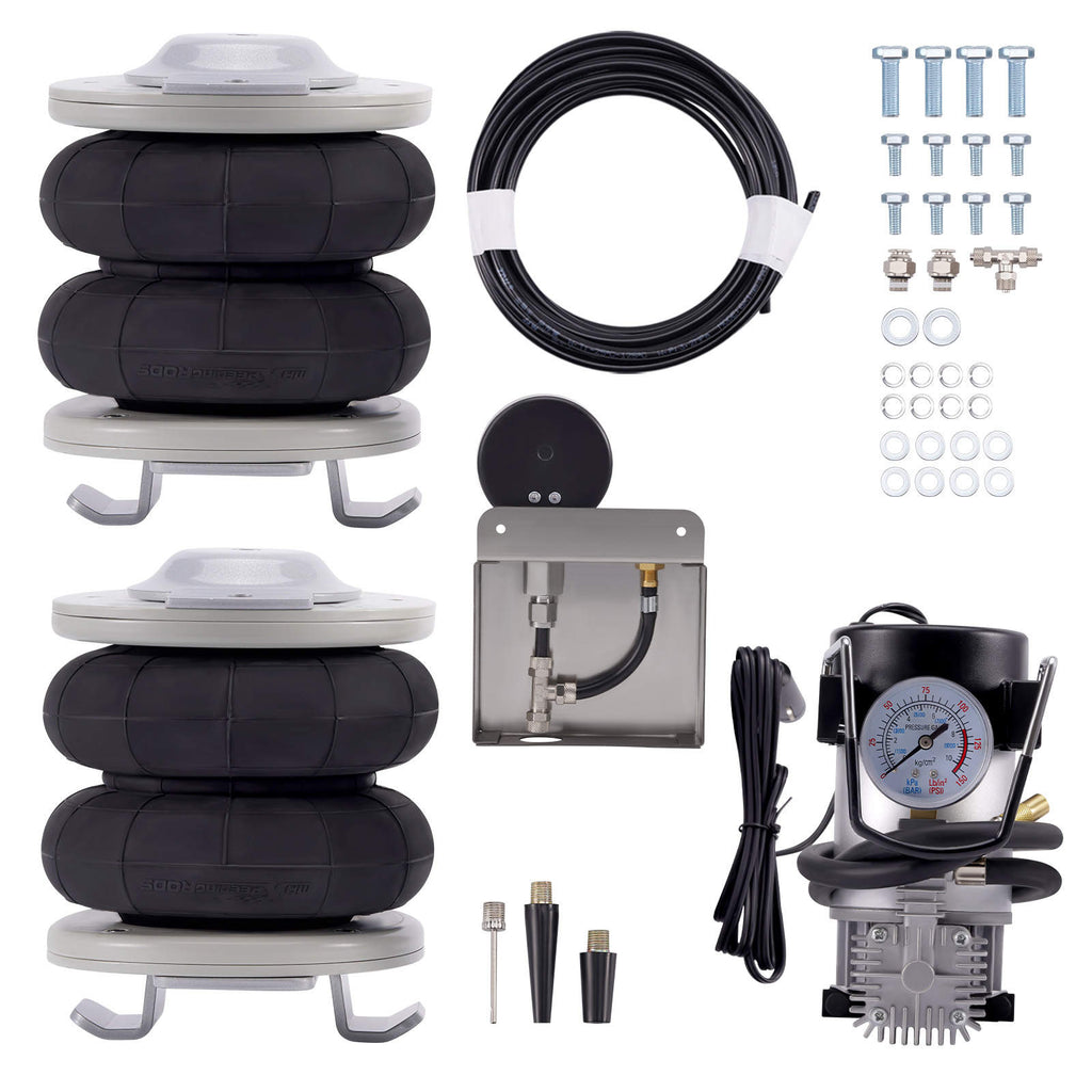 Air suspension kit compatible for Fiat Ducato 1994-2024 X250 X290 4000kg with Comp