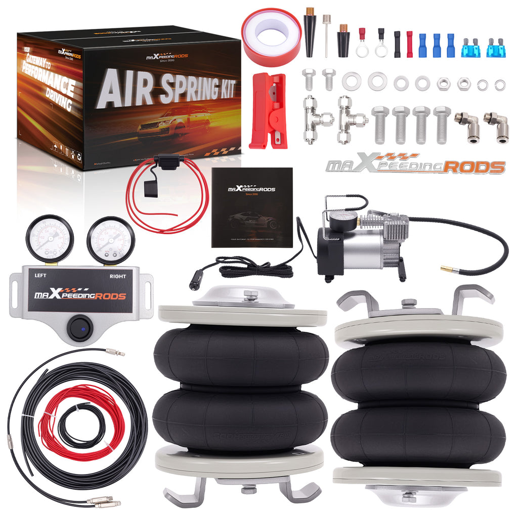 Air Spring Bag Ophanging Kit W/ Dual Gauge geschikt voor Citroen Jumpe Van 1994-2024