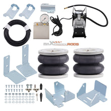 Laad de afbeelding in de galerijviewer, 2x Luftfederbalg + 12V Kompressor Kit Kit compatible for Ford Transit 2001- 4000 KG